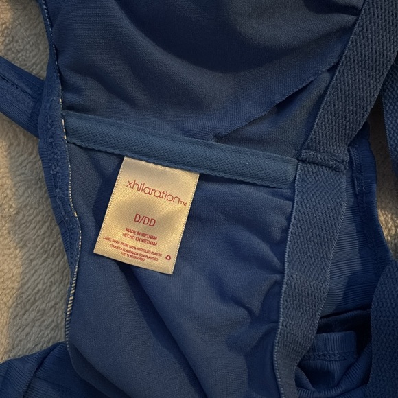 Blue Ribbed Bikini Set - Picture 5 of 5